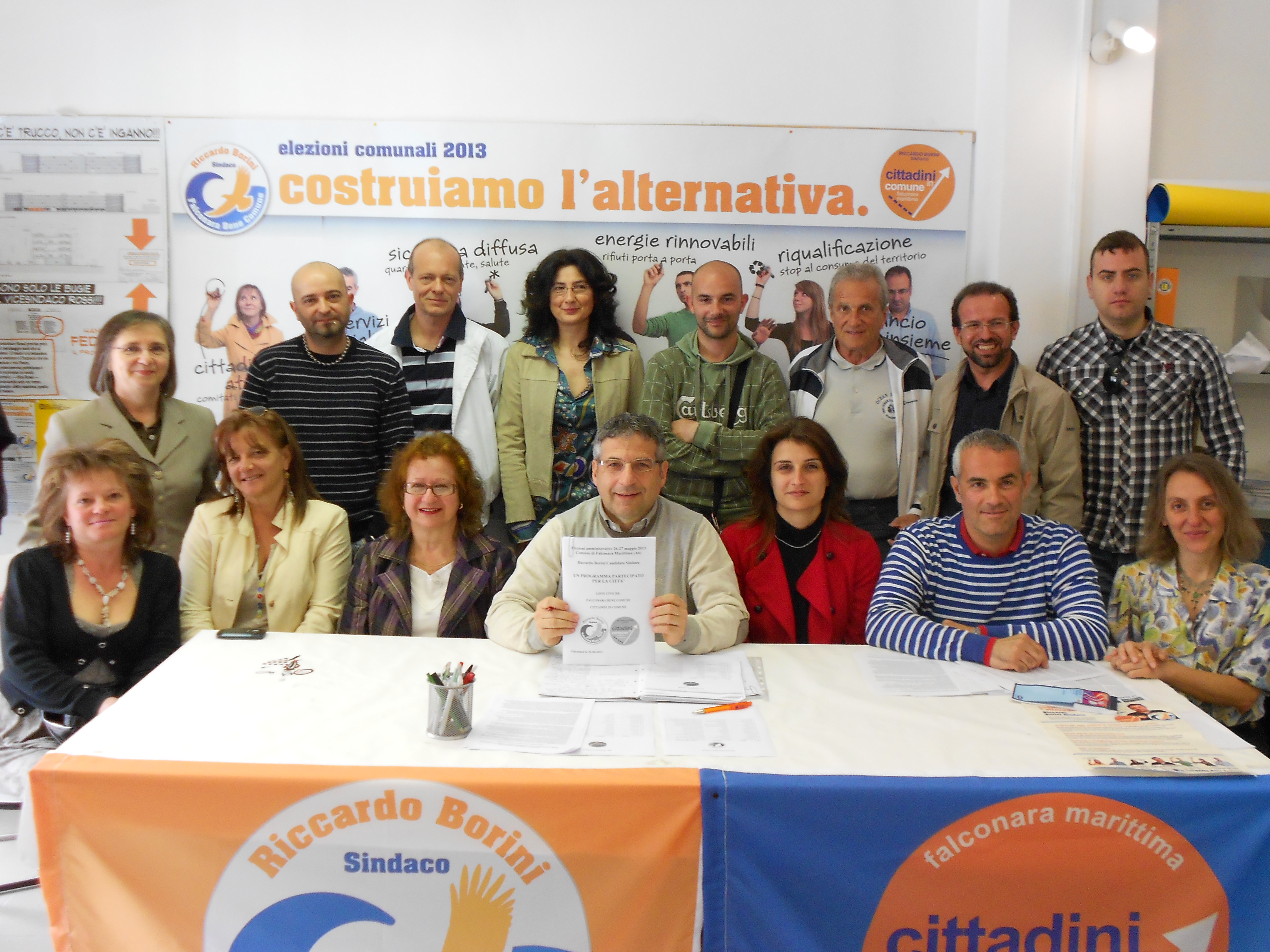 foto dei candidati presentati il 27 aprile